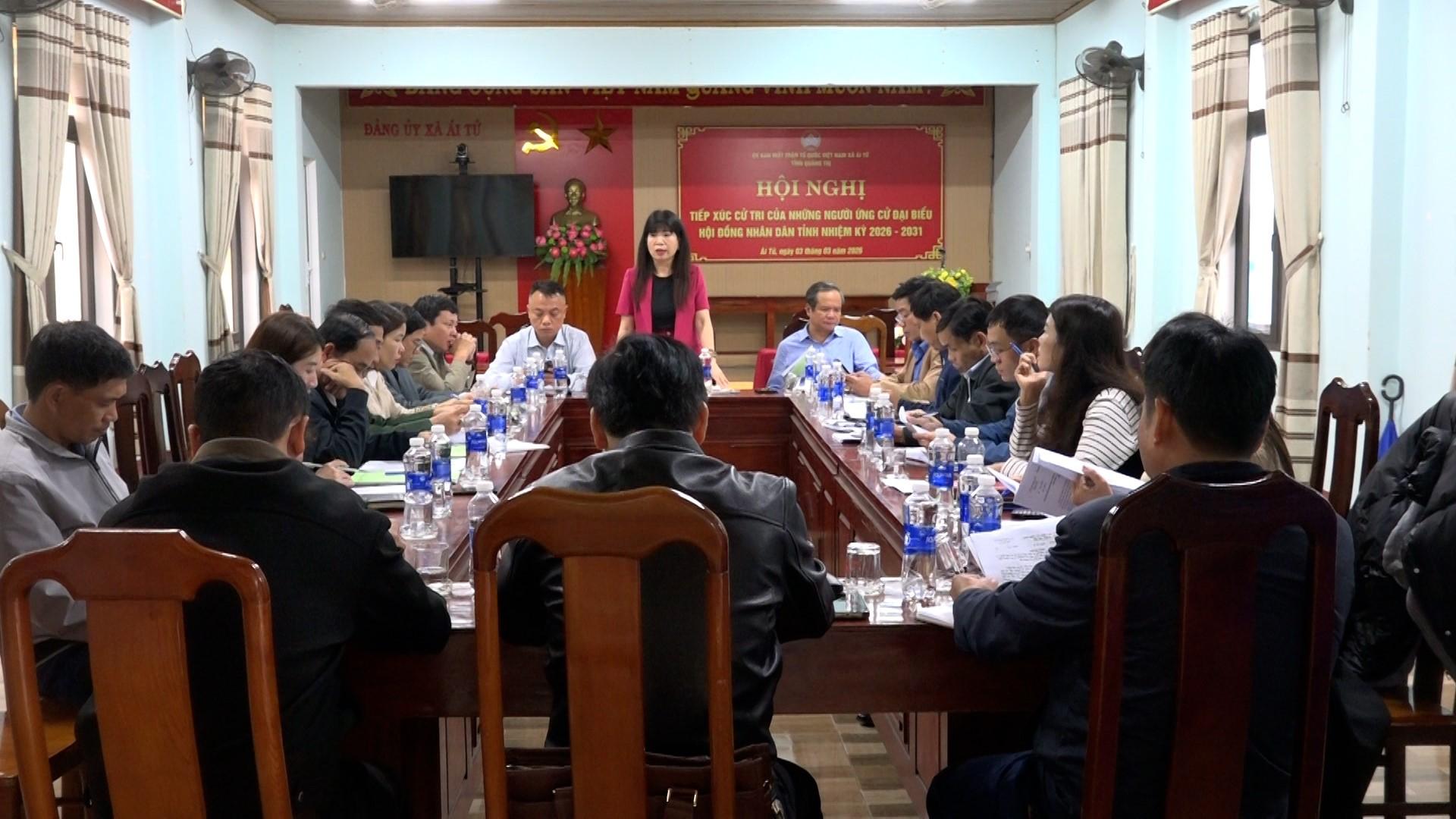 Ban chỉ đạo bầu cử xã Ái Tử: Đánh giá toàn diện tình hình kết quả công tác chuẩn bị bầu cử đại biểu...