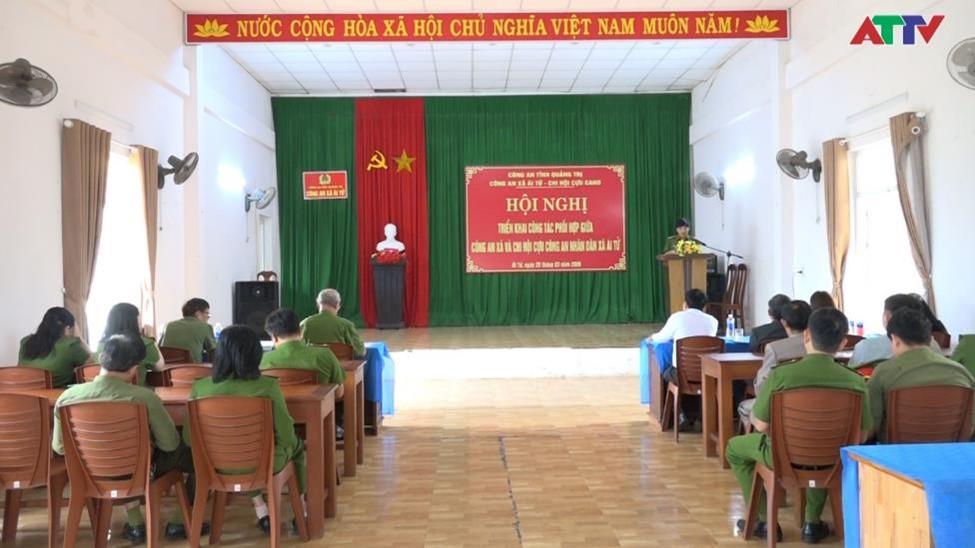 Ký kết phối hợp giữa Công an xã Ái Tử và Chi hội cựu Công an Nhân dân xã Ái Tử