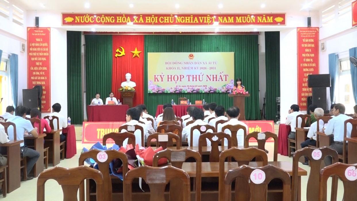 Kỳ họp thứ 1 HĐND xã Ái Tử khóa II, nhiệm kỳ 2026–2031