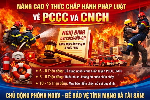 NÂNG CAO Ý THỨC CHẤP HÀNH PHÁP LUẬT VỀ PCCC VÀ CNCH